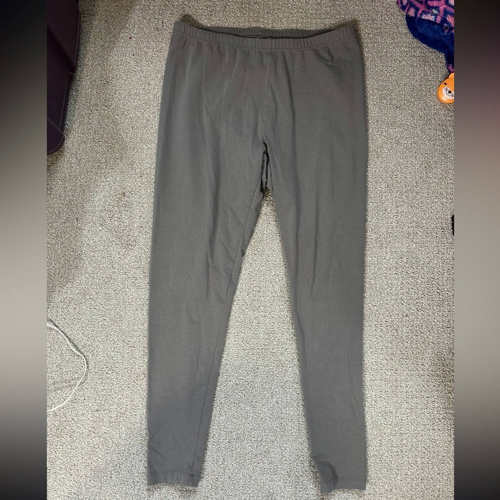 J. Jill Charcoal Pima Ankle Leggings